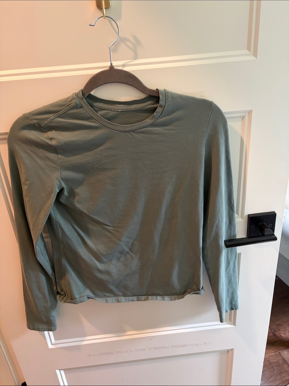 lululemon athletica Long-Sleeve Crew Tee in Sage